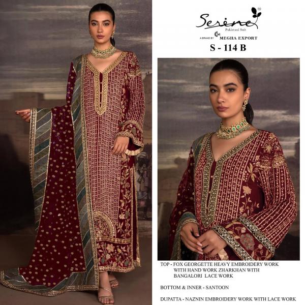 Serine S 114 Exclusive Designer Pakistani Suit Collection